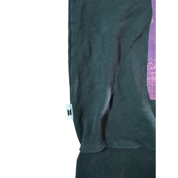 BTS WORLD TOUR LOVE YOURSELF in Seoul OFFICIAL Large Hoodie Black Big Hit Unisex - Picture 7 of 9
